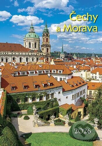 Nástěnný kalendář Čechy a Morava 2026 (Spektrum grafik). Spektrum grafik, 2025