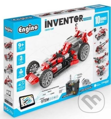 Engino Inventor Závodní auto 10 modelů s motorkem - hra z kategorie Stavebnice