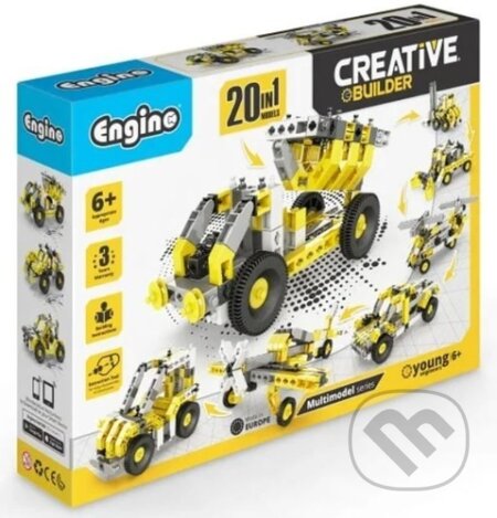 Spoločenská hra: Engino Creative Builder 20 modelů (EPEE)
