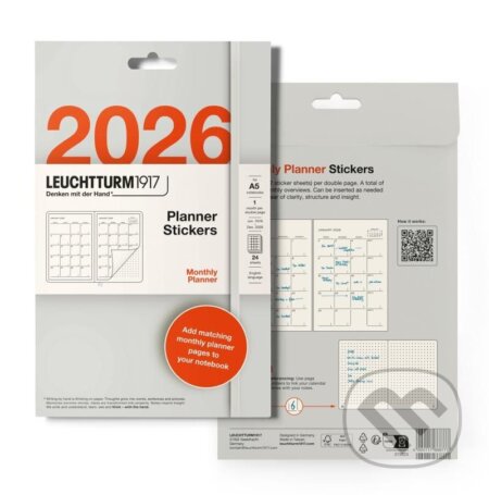 Monthly Planner Stickers 2026 (Leuchtturm1917)