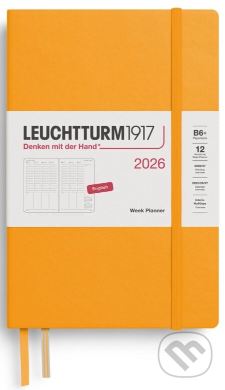 Week Planner 2026 Paperback (B6+) Rising Sun