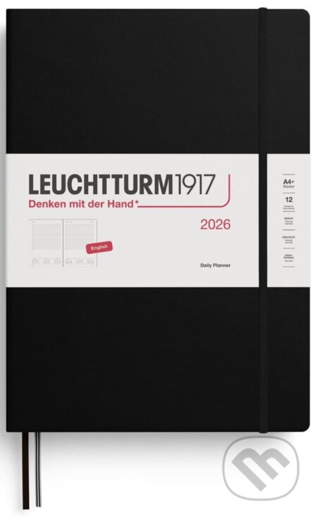Daily Planner 2026 Master (A4+) Black (Leuchtturm1917)