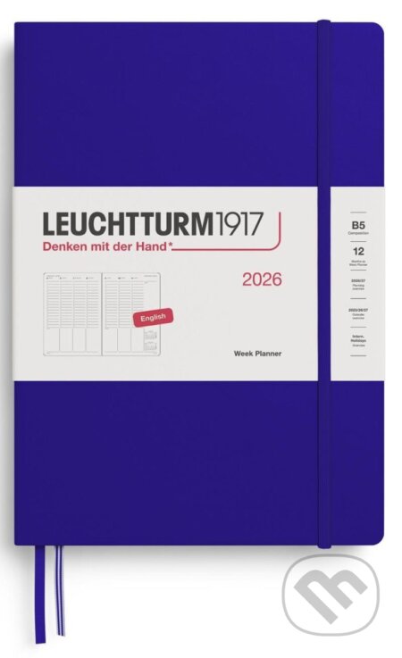 Week Planner 2026 Composition (B5) Ink (Leuchtturm1917)