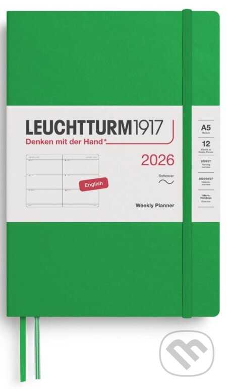 Weekly Planner 2026 Medium (A5) Spring Leaf