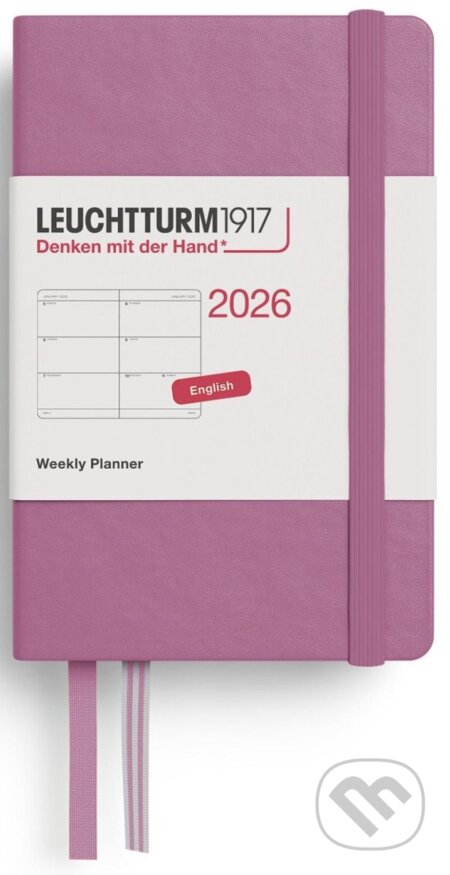 Weekly Planner 2026 Mini (A7) Dusty Rose (Leuchtturm1917)