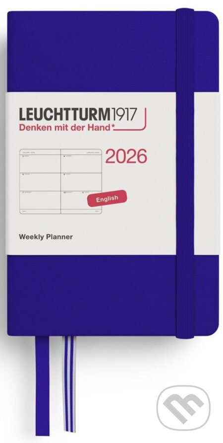 Weekly Planner 2026 Mini (A7) Ink (Leuchtturm1917)
