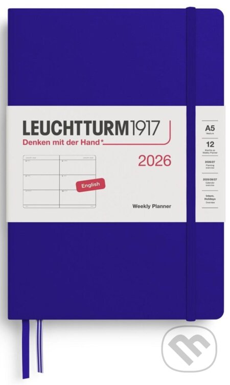 Weekly Planner 2026 Medium (A5) Ink (Leuchtturm1917)