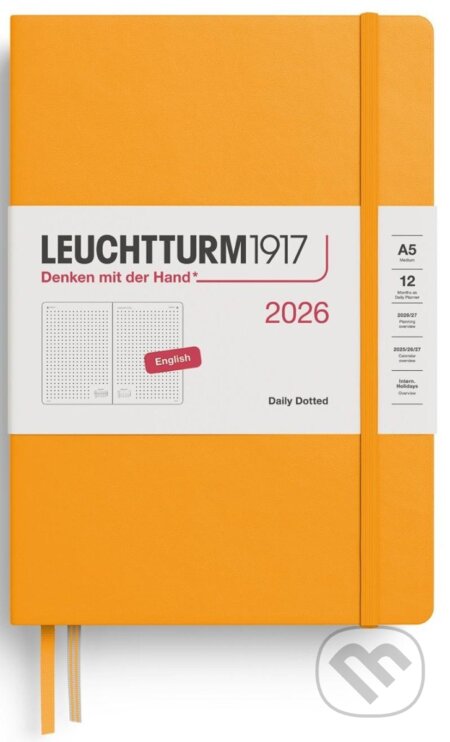 Daily Planner 2026 Medium (A5) Rising Sun - tečkovaný (Leuchtturm1917)