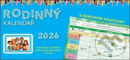 Stolní Rodinný kalendář 2026 (Spektrum grafik). Spektrum grafik, 2025