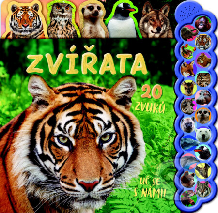 Zvířata - 20 zvuků / uč se s námi! - kniha z kategorie Naučné knihy