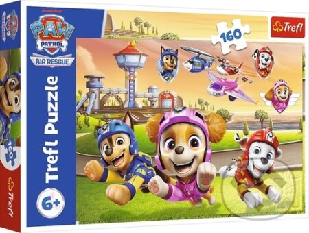 Puzzle: Puzzle Tlapková patrola: Jsme top (160 dílků) (Trefl)