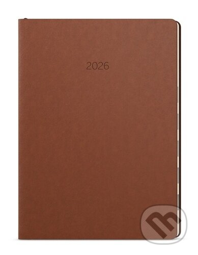 Denní diář 2026 Maxim B5 Hnědá (Baloušek). Baloušek, 2025