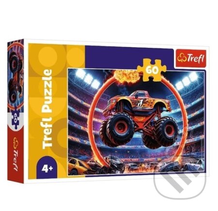 Puzzle Monster truck (60 dílků)