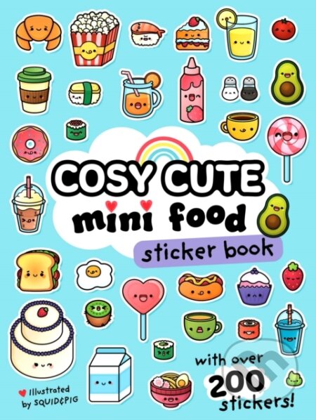 Cosy Cute Mini Food Sticker book - Cosy Cute - kniha z kategorie Samolepky
