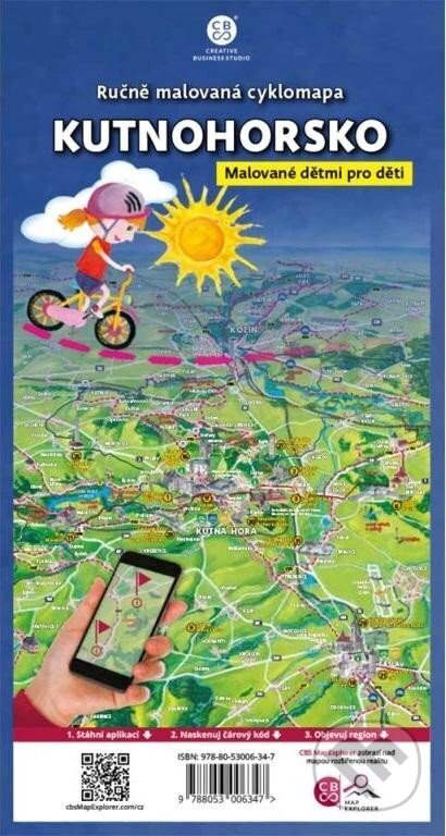 Kutnohorsko dětem (Ručně malovaná cyklomapa) - kniha z kategorie Mapy Evropy