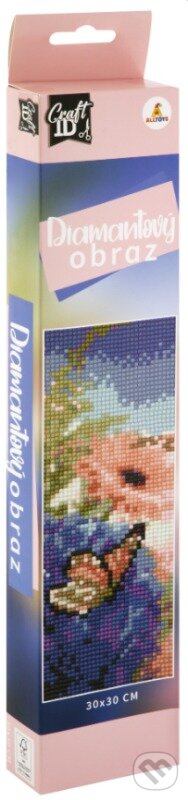 Diamantové malování - Květiny 30 x 30 cm