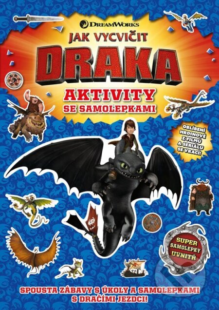 Kniha: Jak vycvičit draka - Aktivity se samolepkami (Alicanto)