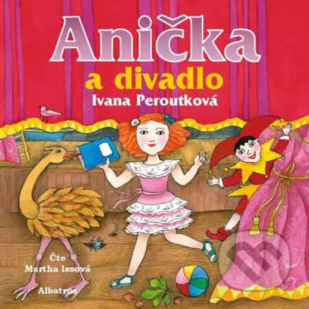 Obálka – Anička a divadlo (audiokniha pro děti)