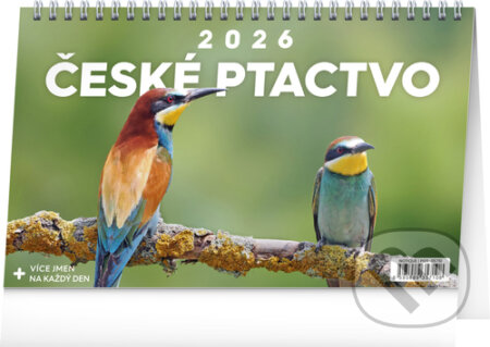 NOTIQUE Stolní kalendář České ptactvo 2026 (Notique)