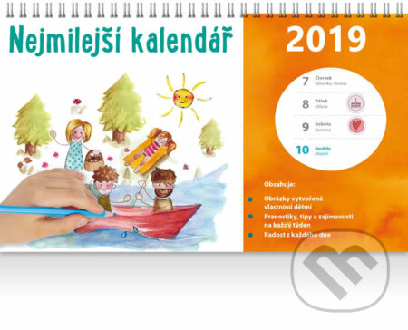 Nejmilejší kalendář 2019 - Monika Kopřivová, Markéta Stará (ilustrátor), Babičkářství, 2018