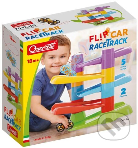 Flip Car Race Track - Preklápacia autodráha - hra z kategorie Stavebnice