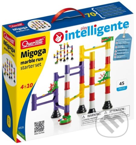 PlayBio - Migoga Marble Run - guľôčková dráha - hra z kategorie Stavebnice