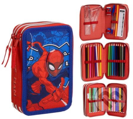 Školský trojdielne puzdro Marvel Spider-man: Postava Spider-mana (Marvel)