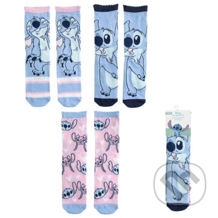 Detské ponožky Disney - Lilo & Stitch: Stitch a Angel set 3 párov (EU 31-34) (). , 2025