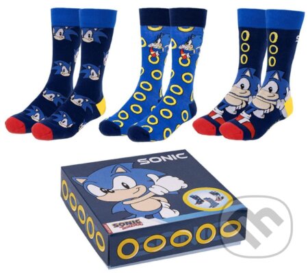 Dámske ponožky Sonic the Hedgehog: Postavy balenIE 3 párOV (EU 35-41) (). , 2025