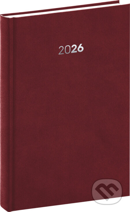 NOTIQUE Denný diár Balakon 2026 (bordový) (Notique)