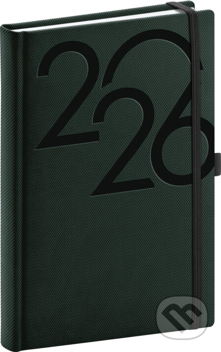 NOTIQUE Denný diár Ajax 2026 (zelený) (Notique). Notique, 2025