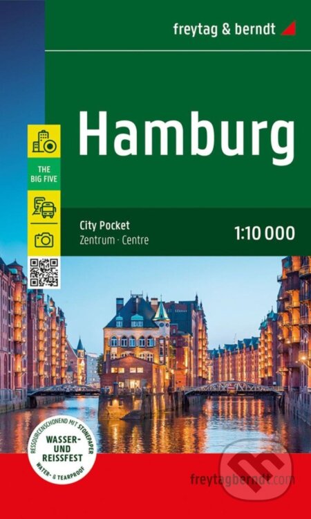 Kniha: Hamburk 1:10 000 / mapa města (freytag&berndt). freytag&berndt, 2025