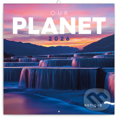NOTIQUE Nástenný poznámkový kalendár Our planet (Naša planéta) 2026 (Notique)
