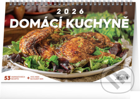 NOTIQUE Stolní kalendář Domácí kuchyně 2026 (řádky)