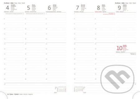 Týdenní diář 2026 B5 Old Karachi modrý - kniha z kategorie Zápisníky, kalendáře