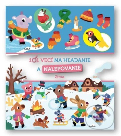 101 vecí na hľadanie a nalepovanie: Zima - kniha z kategorie Samolepky