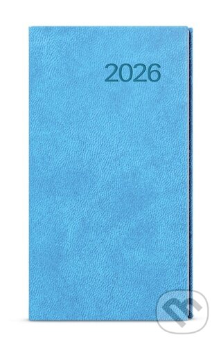 Týdenní diář 2026 Jakub Vivella kapesní světle modrá
