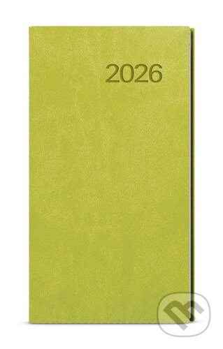 Týdenní diář 2026 Jakub Vivella kapesní zelená