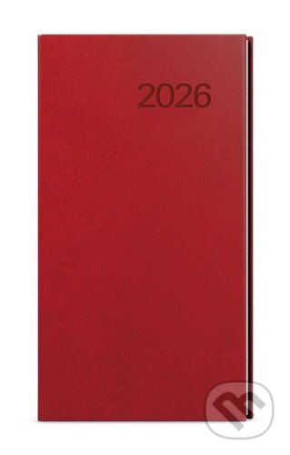 Týdenní diář 2026 Jakub Vivella kapesní bordó