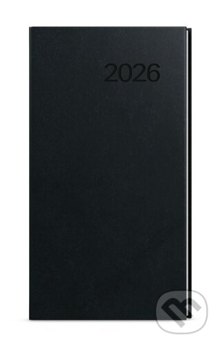 Týdenní diář 2026 Jakub Vivella kapesní černá
