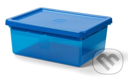 LEGO úložný box s organizérom - modrá
