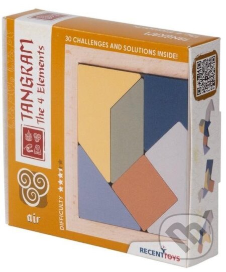 Tangram: 4 Elementy - Vzduch - hra z kategorie Domino, hlavolamy