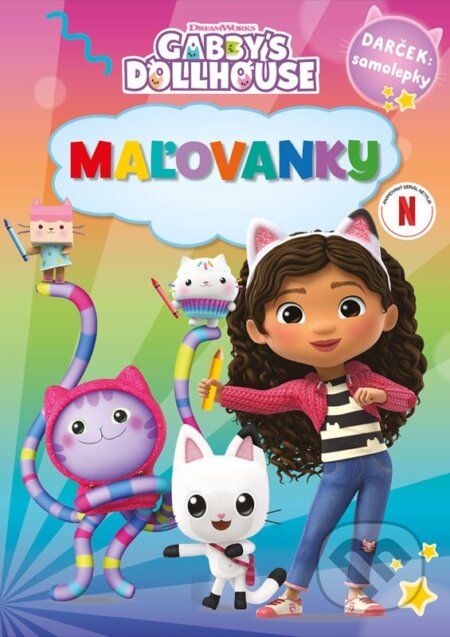 Kniha: Gabikin kúzelný domček - Maľovanky so samolepkami (Alicanto)