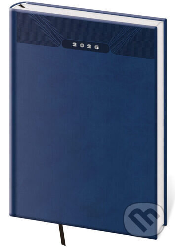 Denní diář 2026 A5 Print Classic modrý
