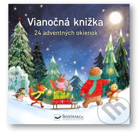Kniha Vianočná knižka 24 adventných okienok