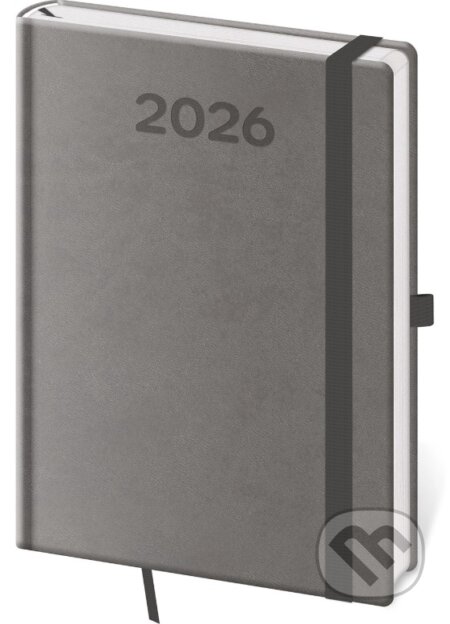 Denní diář Print Pop 2026 (šedý) (Helma)