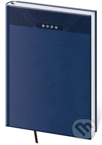 Týdenní diář 2026 B5 Print Classic modrý