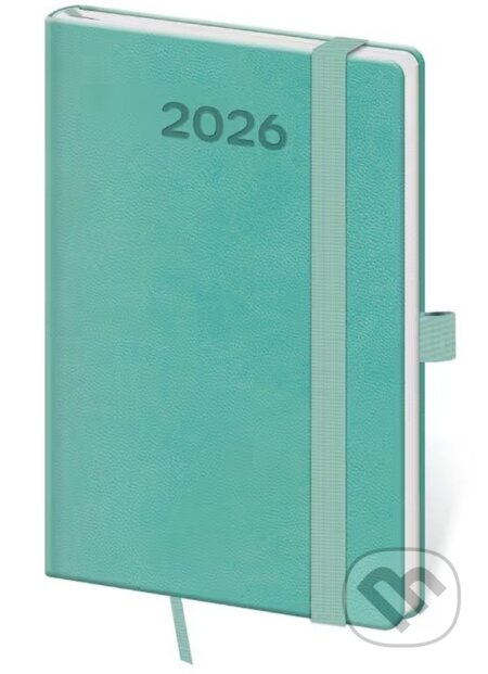 Kapesní diář 2026 Print Pop světle zelený