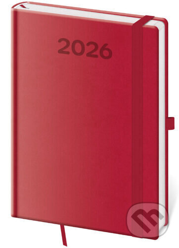 Týdenní diář 2026 A5 Print Pop malinový