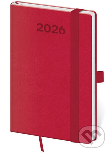 Kapesní diář 2026 Print Pop malinový